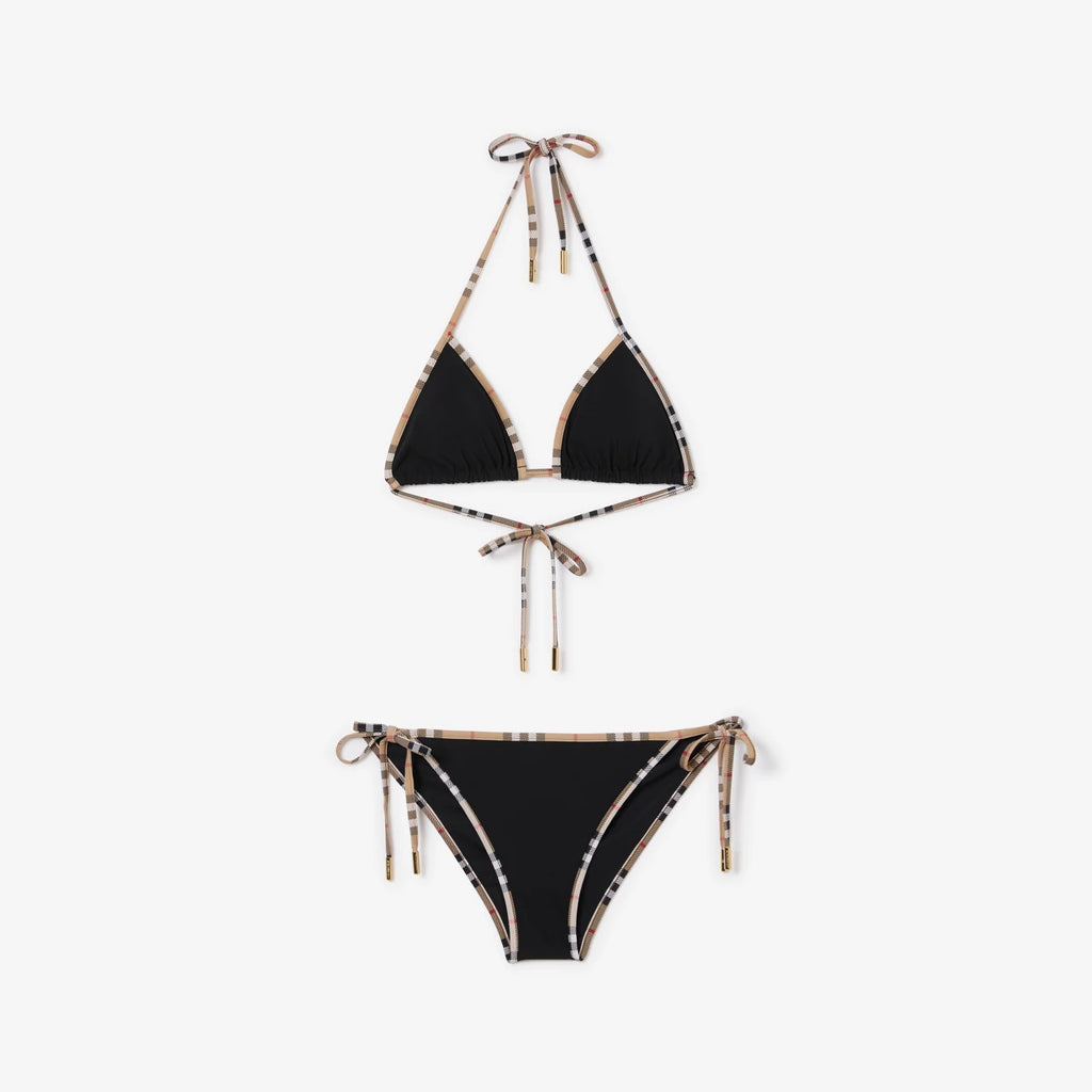 BIKINI  A CARREAUX NOIR