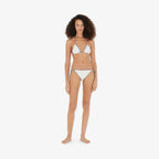 BIKINI A CARREAUX BLANC