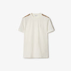 T-SHIRT EN COTON A CARREAUX