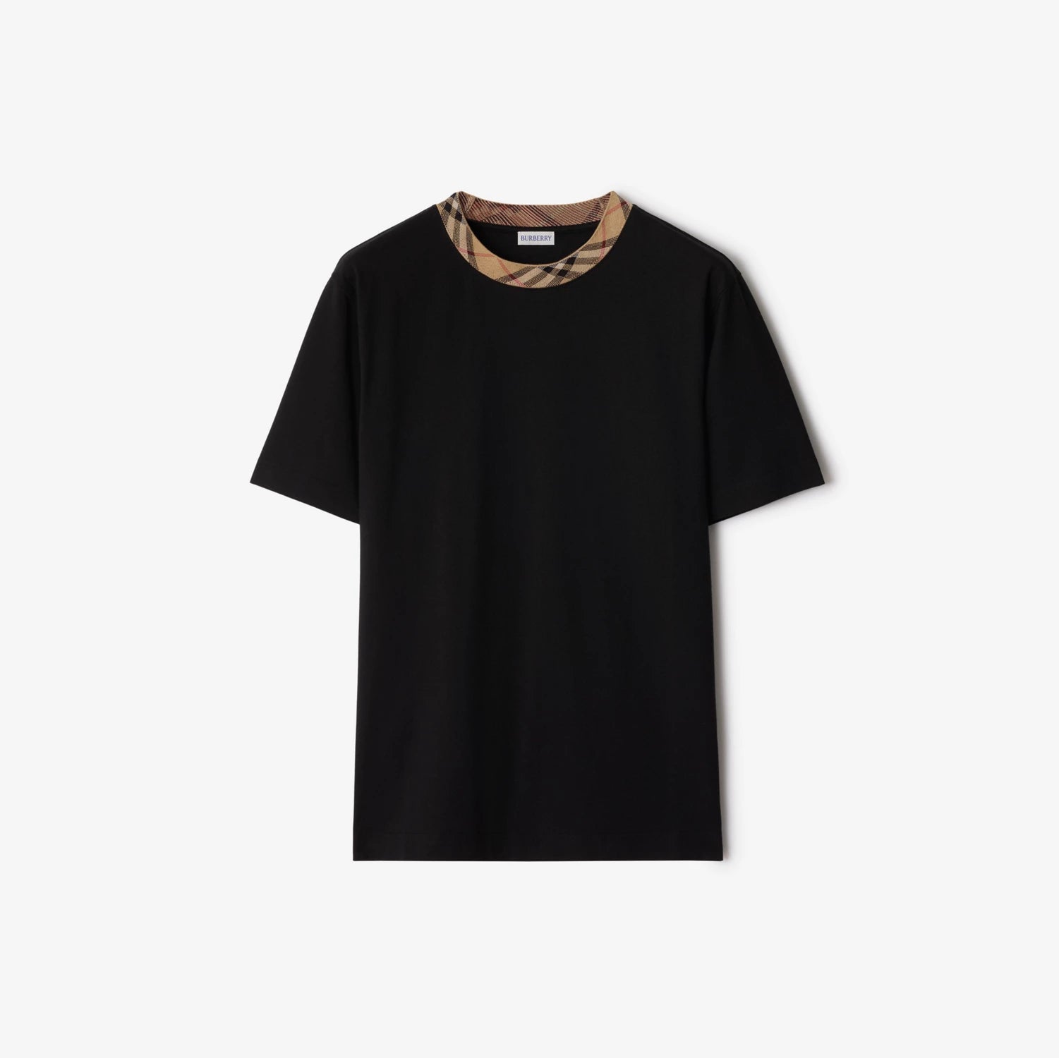T-SHIRT EN COTON  À CARREAUX
